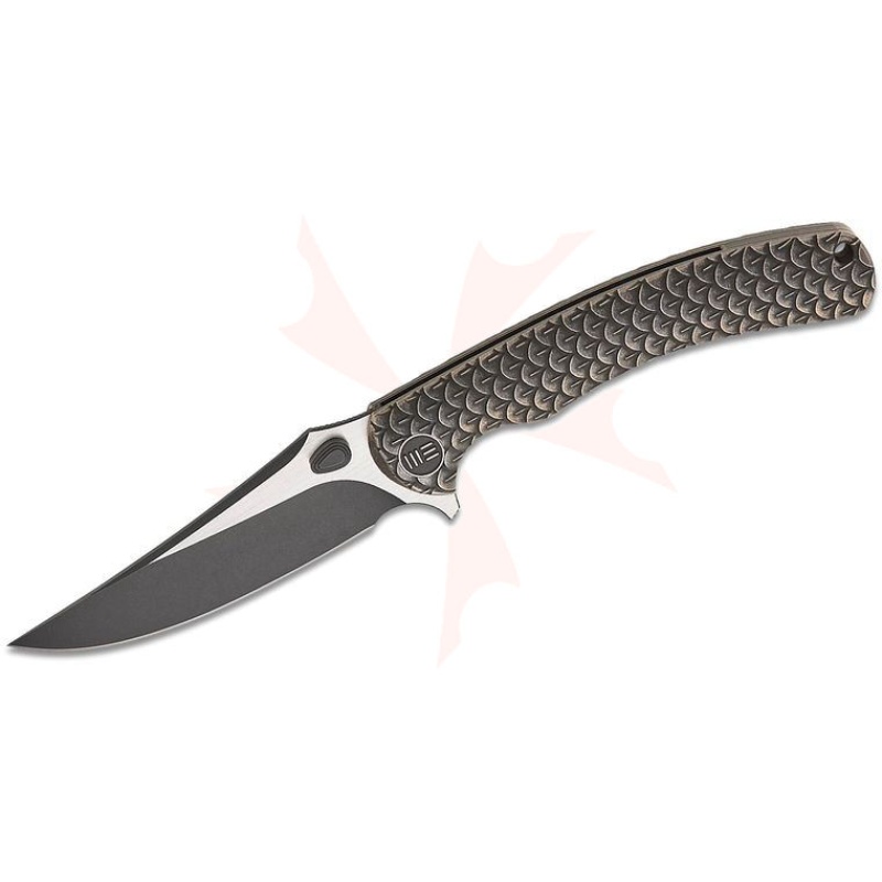 Civivi Knives WE25061B-5 3.58" Folding Plain Black Stonewashed M390 Steel Blade, Black Handle