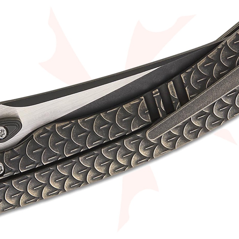 Civivi Knives WE25061B-5 3.58" Folding Plain Black Stonewashed M390 Steel Blade, Black Handle