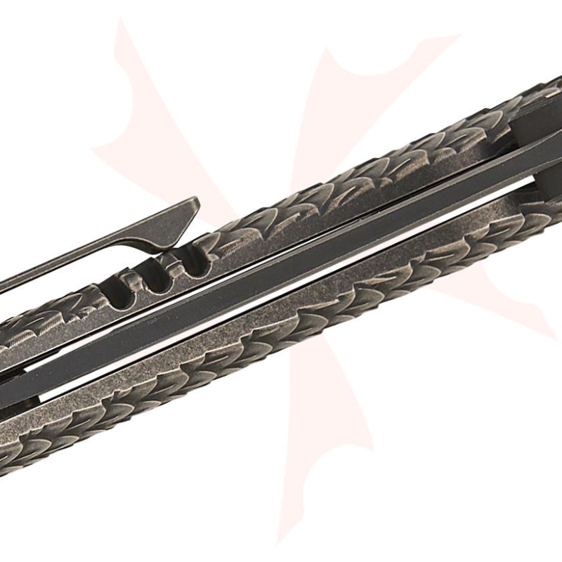 Civivi Knives WE25061B-5 3.58" Folding Plain Black Stonewashed M390 Steel Blade, Black Handle